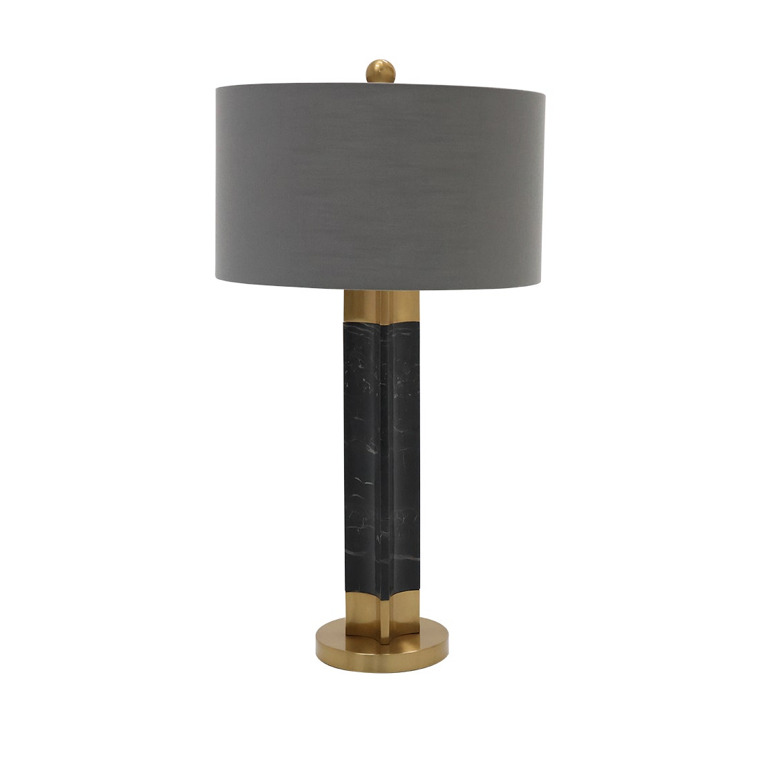 SCH TABLELAMP #HB-3254 GOLD/BLACK