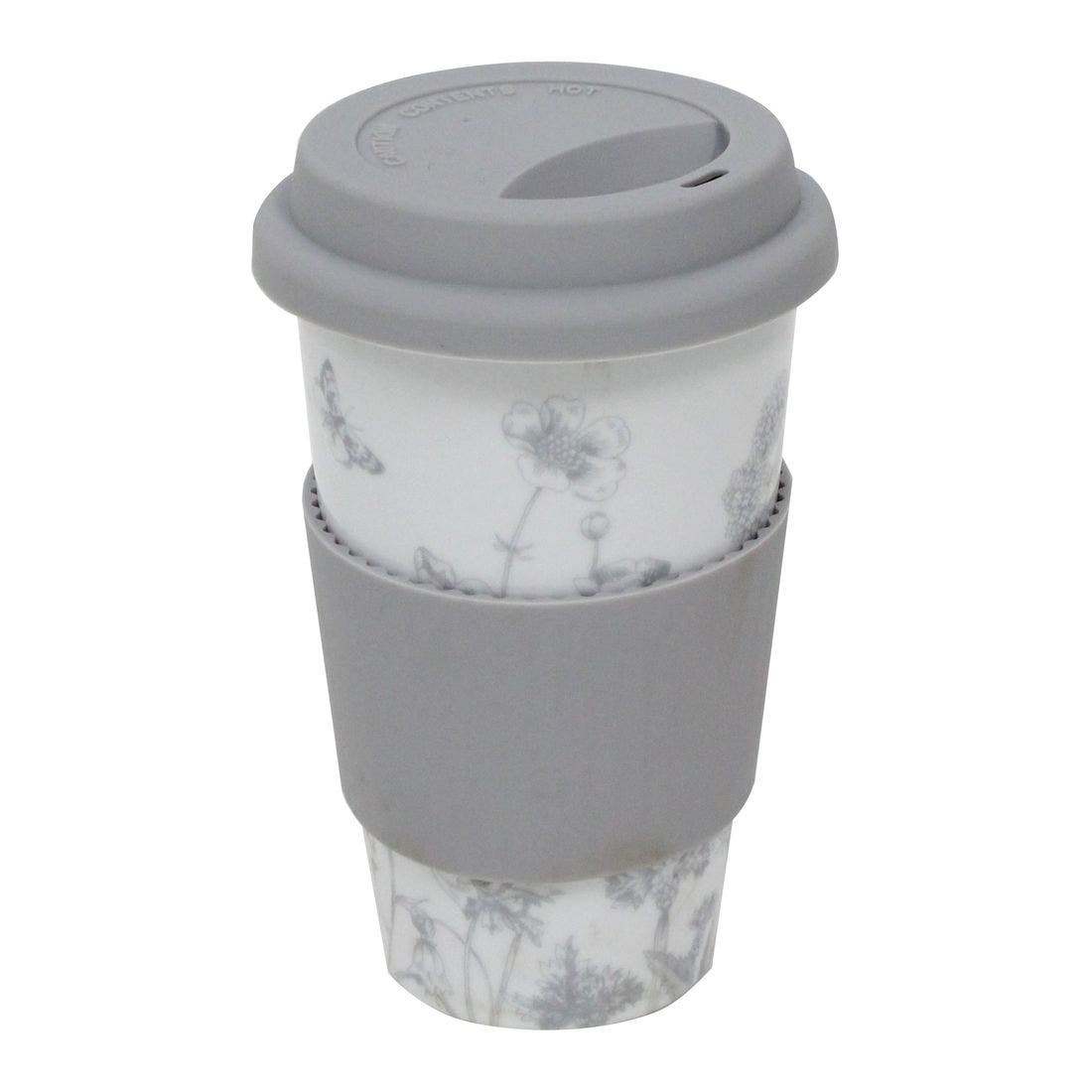 แก้วกาแฟ+ฝา#3725498 เซรามิค สีเทา-00