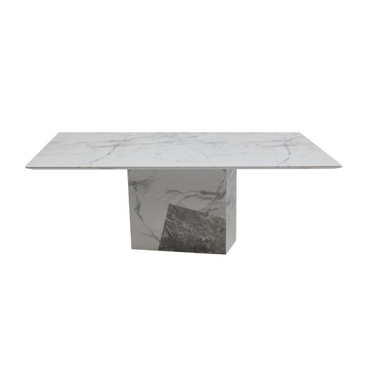 SRITON Dining Table - White Marble