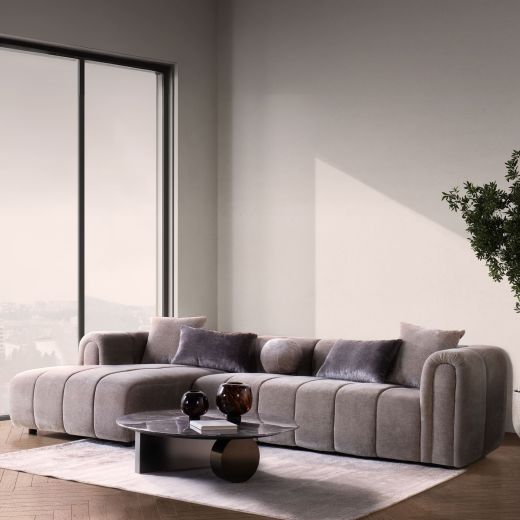 COLYN Left Corner Sofa - Cream