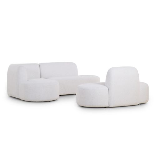 ABBEY-C LEFT CORNER SOFA - CREAM Gray